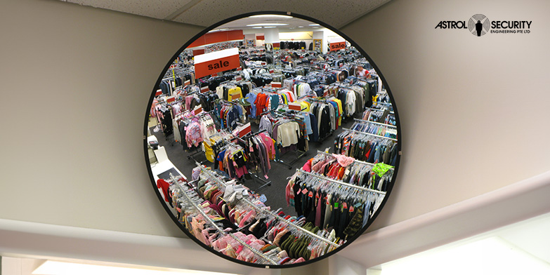 Convex Mirrors Used in Department Stores